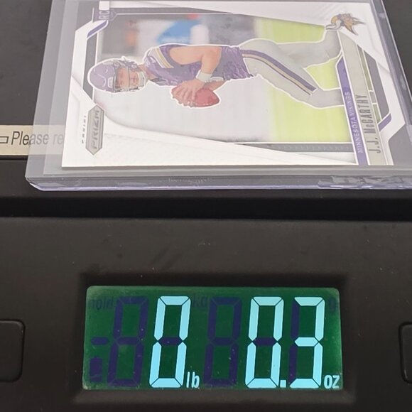 2024 Panini Prizm J.J. McCarthy Rookie Card No. 400 Minnesota Vikings NFL Collec - Picture 10 of 10